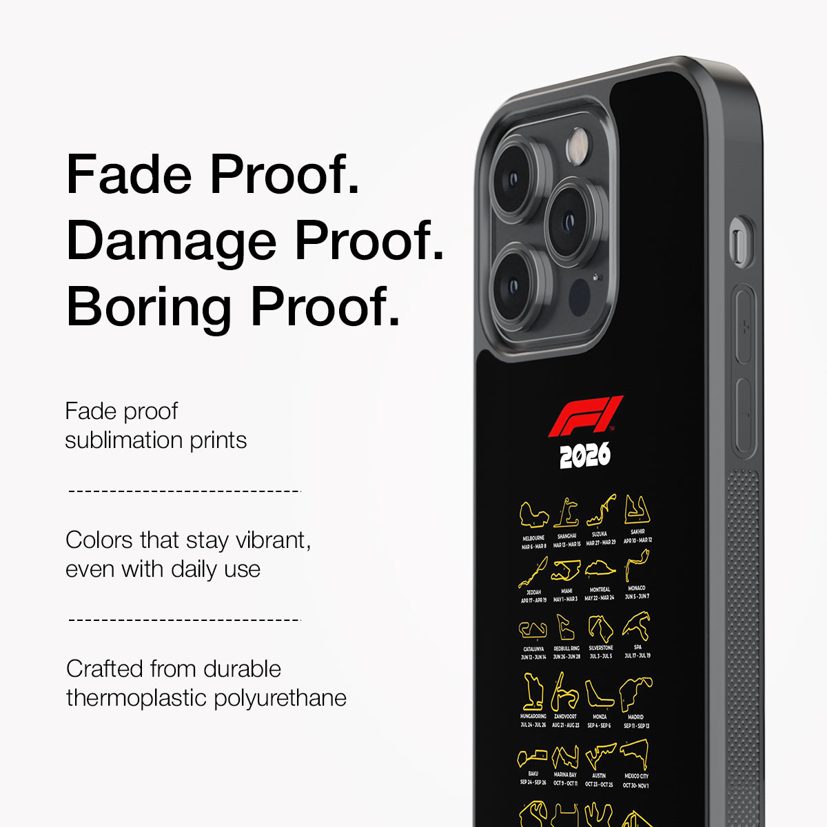 2026 Calendar Glass Case