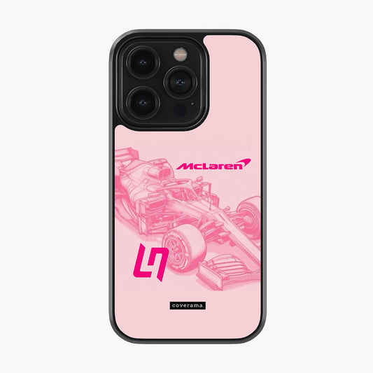 Lando Norris McLaren Pink Glass Case