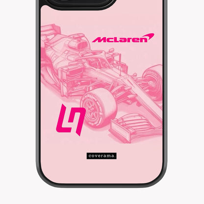 Lando Norris McLaren Pink Glass Case