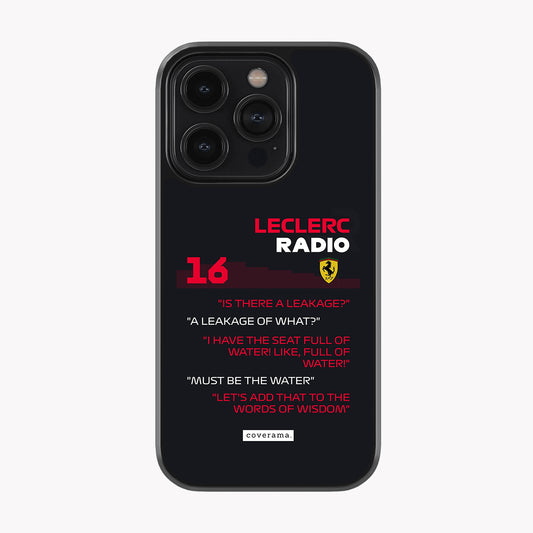 Charles Leclerc Radio Glass Case