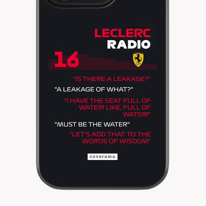 Charles Leclerc Radio Glass Case