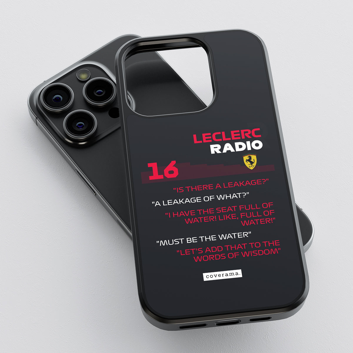Charles Leclerc Radio Glass Case