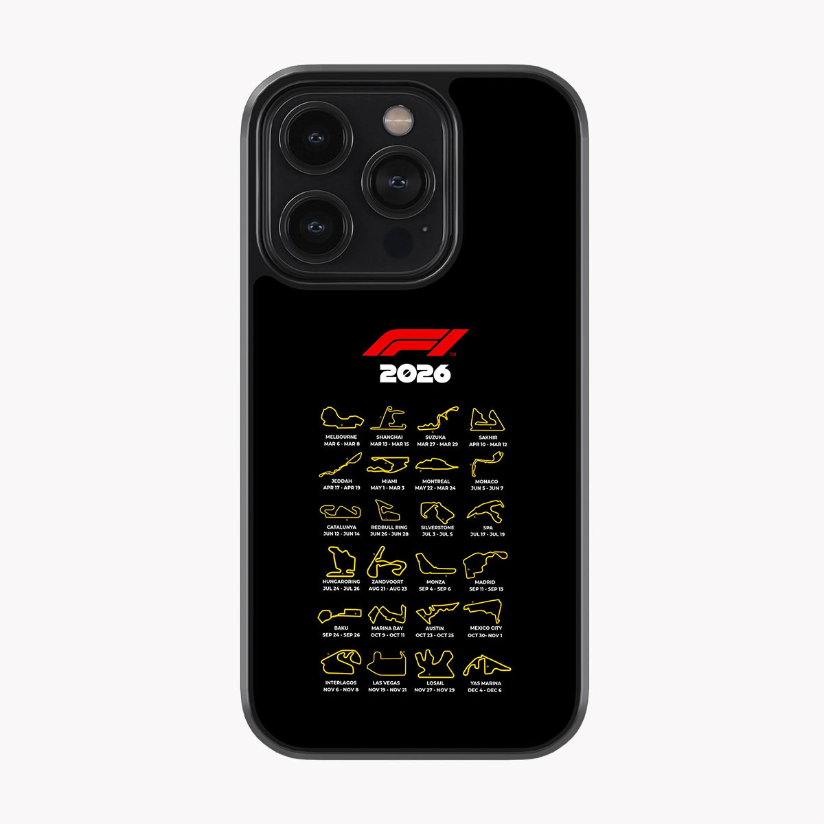 2026 Calendar Glass Case