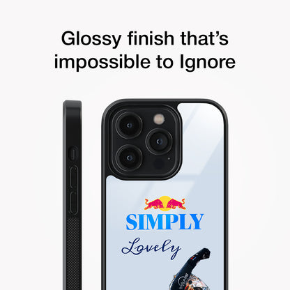Simply Lovely - Max Verstappen Glass Case