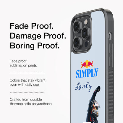 Simply Lovely - Max Verstappen Glass Case