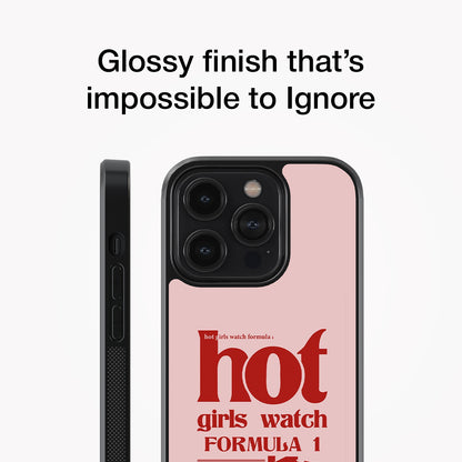 Hot Girls Watch Formula 1 Glass Case