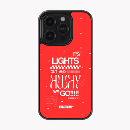 Race Day Red Glass Case