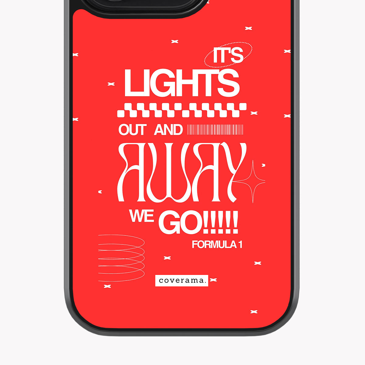 Race Day Red Glass Case