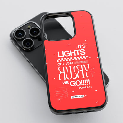 Race Day Red Glass Case