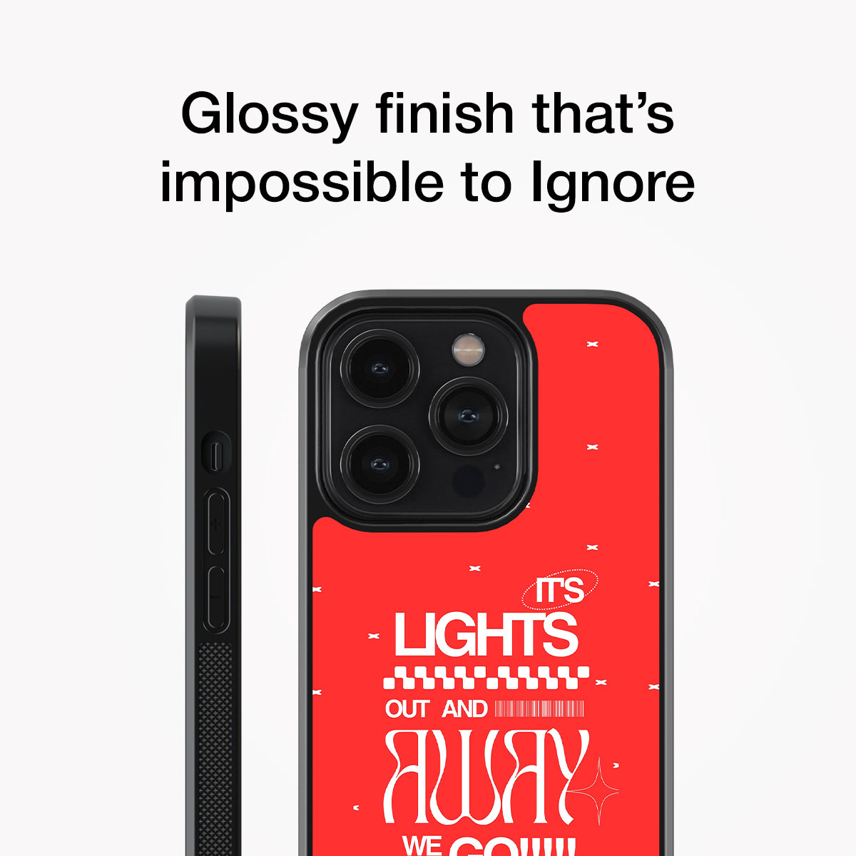Race Day Red Glass Case