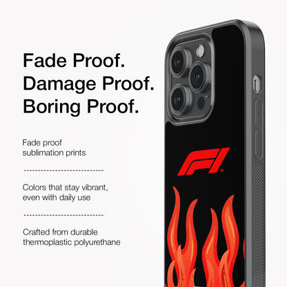 F1 Flame Glass Case