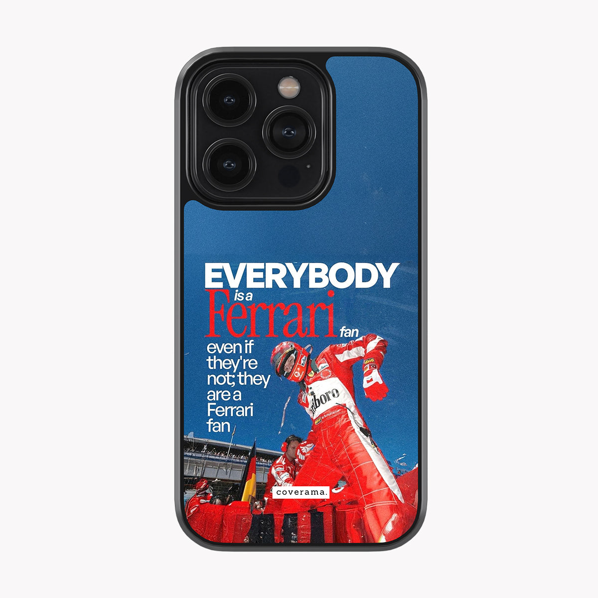 Michael Schumacher Ferrari Glass Case