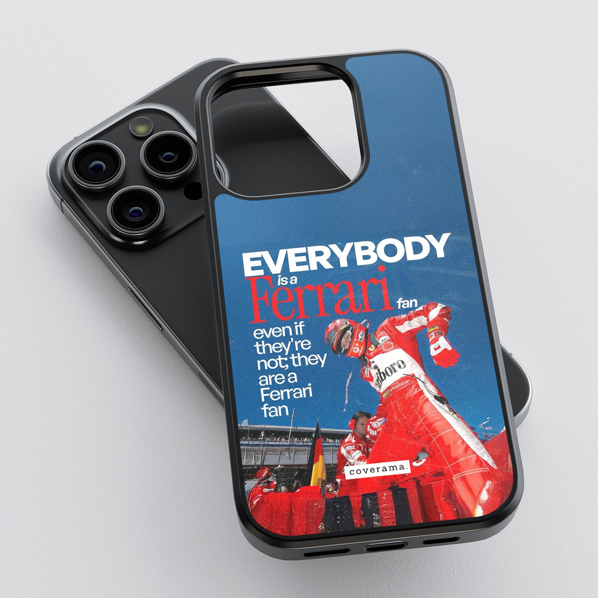 Michael Schumacher Ferrari Glass Case