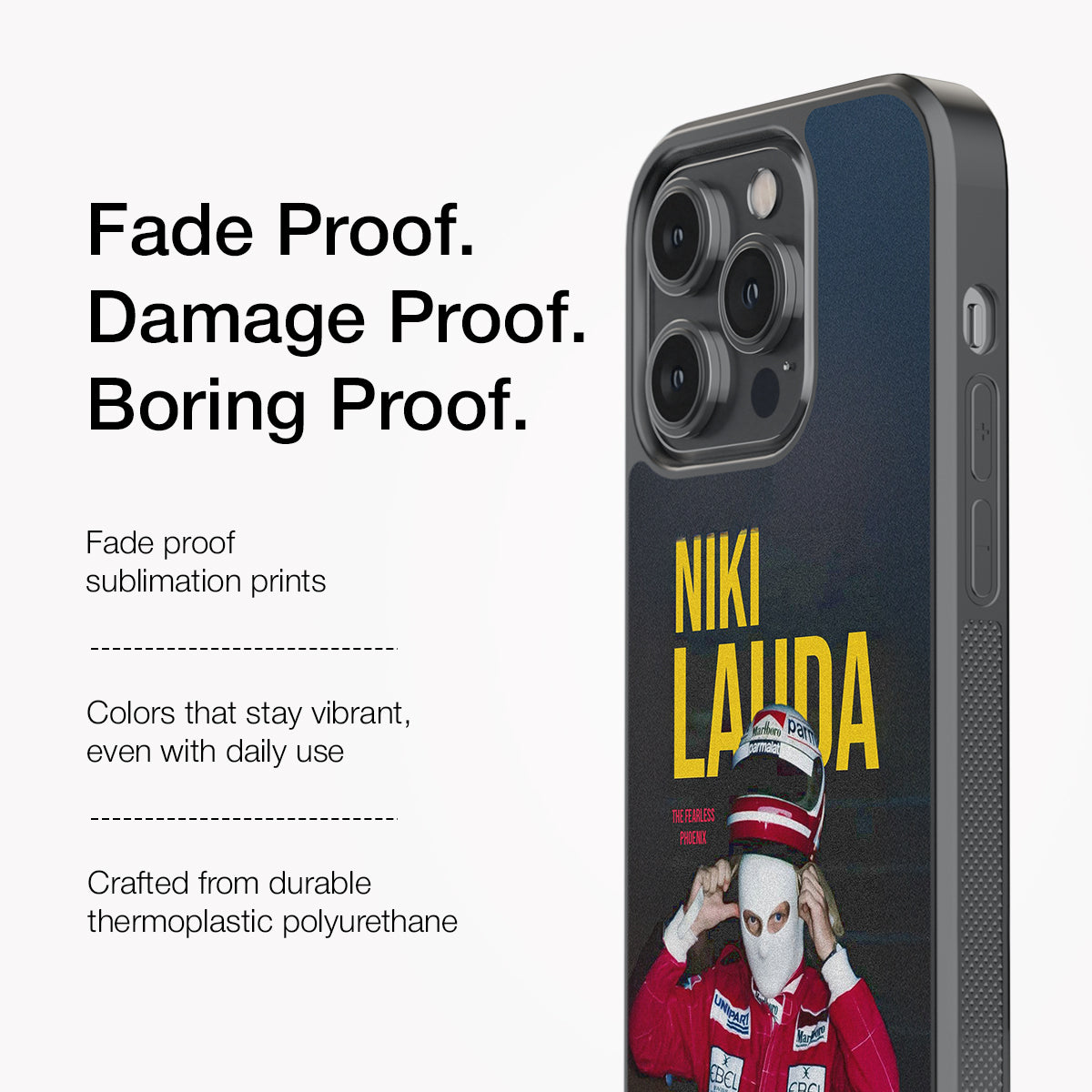 Niki Lauda Glass Case