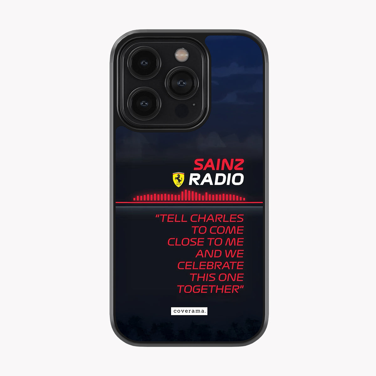 Carlos Sainz Radio Glass Case