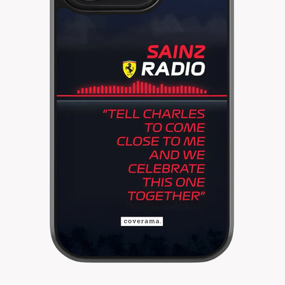 Carlos Sainz Radio Glass Case