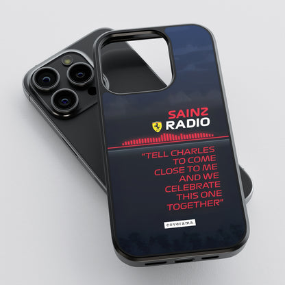 Carlos Sainz Radio Glass Case