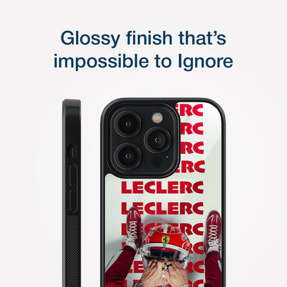 Charles Leclerc Typography Glass Case