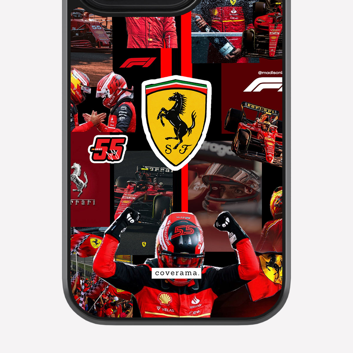 Ferrari Collage Glass Case
