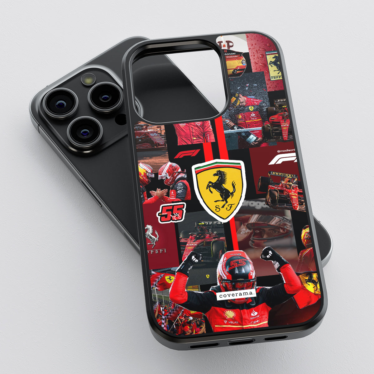 Ferrari Collage Glass Case