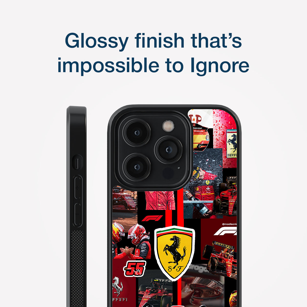 Ferrari Collage Glass Case