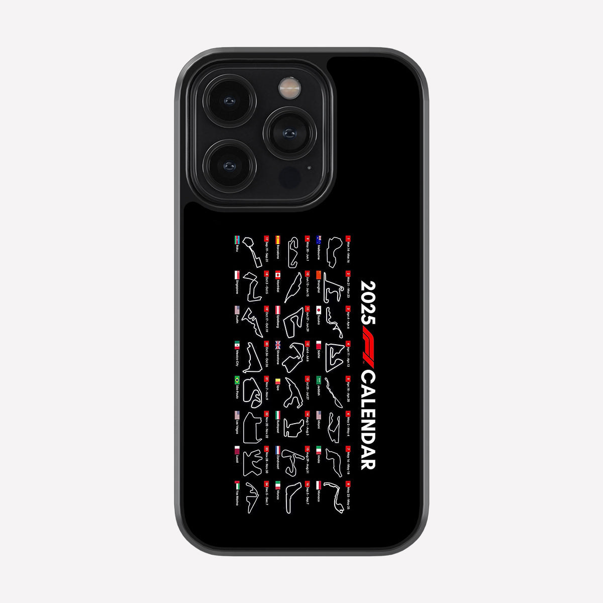 2025 Calendar Glass Case