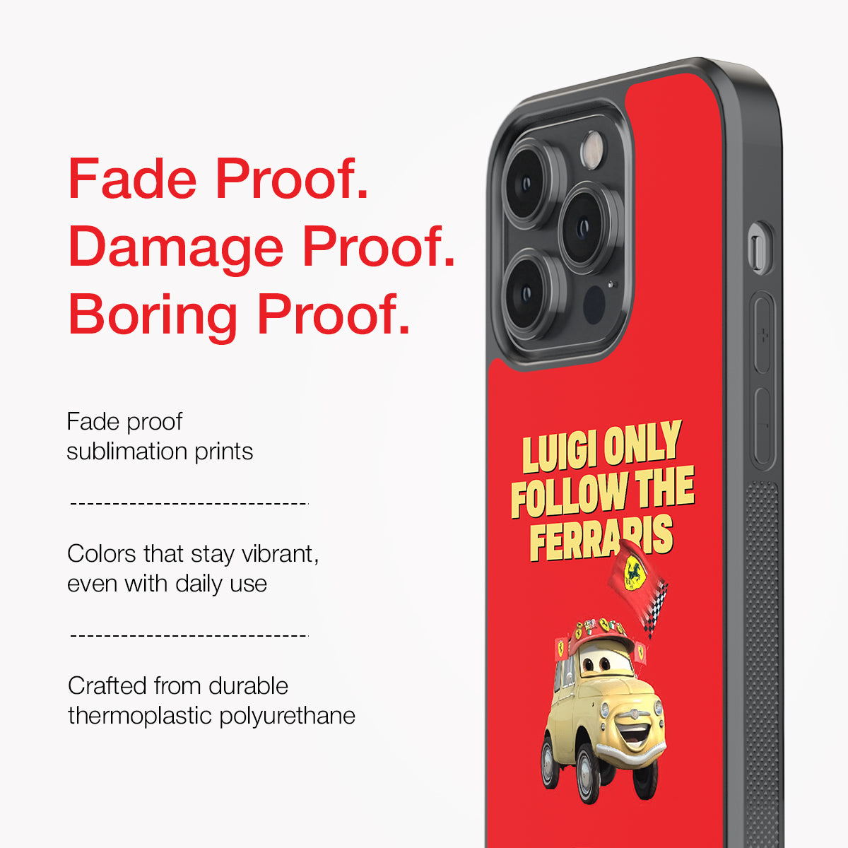 Luigi X Ferrari Glass Case